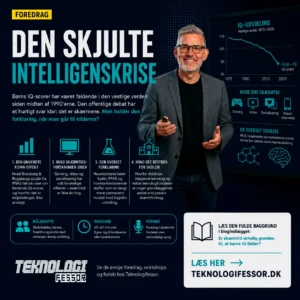 Den skjulte intelligenskrise foredrag om teknologi og kognition