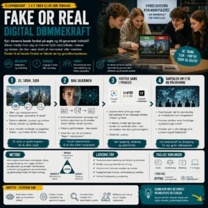 Fake or Real workshop – digital dømmekraft for elever